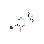 5-Bromo-4-methylpyridine-2-sulfonyl Fluoride