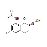 N-[3-Fluoro-7-(hydroxyimino)-4-methyl-8-oxo-5,6,7,8-tetrahydronaphthalen-1-yl]acetamide