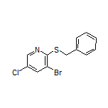 2-(Benzylthio)-3-bromo-5-chloropyridine