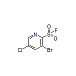 3-Bromo-5-chloropyridine-2-sulfonyl Fluoride
