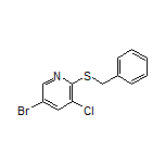 2-(Benzylthio)-5-bromo-3-chloropyridine