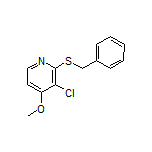 2-(Benzylthio)-3-chloro-4-methoxypyridine