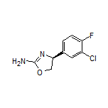 (S)-4-(3-Chloro-4-fluorophenyl)-4,5-dihydrooxazol-2-amine