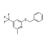2-(Benzylthio)-6-methyl-4-(trifluoromethyl)pyridine