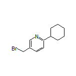 5-(Bromomethyl)-2-cyclohexylpyridine