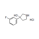 3-(3-Fluorophenyl)pyrrolidin-3-ol Hydrochloride