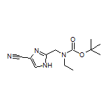 2-[[Boc(ethyl)amino]methyl]-1H-imidazole-4-carbonitrile