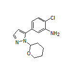 2-Chloro-5-[1-(tetrahydro-2H-pyran-2-yl)-1H-pyrazol-5-yl]aniline