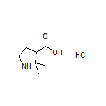 2,2-Dimethylpyrrolidine-3-carboxylic Acid Hydrochloride