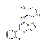 (3R,4R)-3-[[5-(2-Fluorophenyl)pyrazolo[1,5-a]pyrimidin-7-yl]amino]piperidin-4-ol