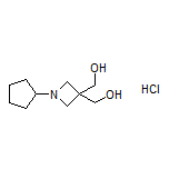 (1-Cyclopentylazetidine-3,3-diyl)dimethanol Hydrochloride