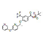 (R)-N-(tert-Butylsulfonyl)-4-[1-[5-(pyridin-3-yloxy)pyridin-2-yl]ethoxy]-3-(trifluoromethyl)benzamide
