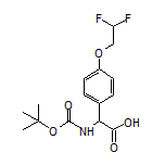 2-(Boc-amino)-2-[4-(2,2-difluoroethoxy)phenyl]acetic Acid