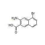 3-Amino-5-bromo-2-naphthoic Acid