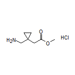 Methyl 2-[1-(Aminomethyl)cyclopropyl]acetate Hydrochloride