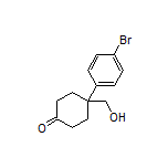 4-(4-Bromophenyl)-4-(hydroxymethyl)cyclohexanone