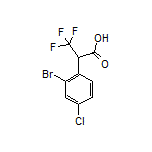 2-(2-Bromo-4-chlorophenyl)-3,3,3-trifluoropropanoic Acid