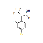 2-(4-Bromo-2-fluorophenyl)-3,3,3-trifluoropropanoic Acid