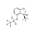 (R)-3-(tert-Butyl)-3-oxido-2,3-dihydrobenzo[d][1,3]oxaphosphol-4-yl Trifluoromethanesulfonate
