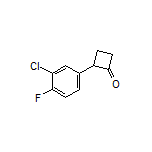 2-(3-Chloro-4-fluorophenyl)cyclobutanone