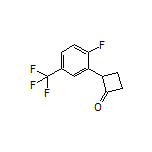 2-[2-Fluoro-5-(trifluoromethyl)phenyl]cyclobutanone