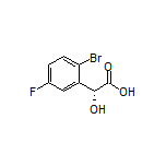(R)-2-(2-Bromo-5-fluorophenyl)-2-hydroxyacetic Acid