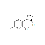 2-(2-Methoxy-4-methylphenyl)cyclobutanone