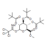 (2S,3S,4S,5R)-2-(Methoxycarbonyl)-6-(2,2,2-trichloro-1-iminoethoxy)tetrahydro-2H-pyran-3,4,5-triyl Tris(2,2-dimethylpropanoate)