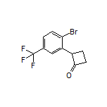 2-[2-Bromo-5-(trifluoromethyl)phenyl]cyclobutanone
