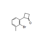 2-(2-Bromo-3-methylphenyl)cyclobutanone