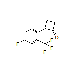 2-[4-Fluoro-2-(trifluoromethyl)phenyl]cyclobutanone