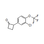 2-[3-Chloro-4-(trifluoromethoxy)phenyl]cyclobutanone