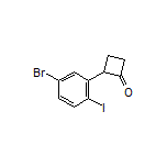 2-(5-Bromo-2-iodophenyl)cyclobutanone