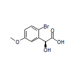 (S)-2-(2-Bromo-5-methoxyphenyl)-2-hydroxyacetic Acid