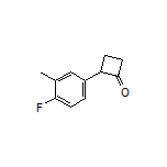 2-(4-Fluoro-3-methylphenyl)cyclobutanone