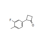 2-(3-Fluoro-4-methylphenyl)cyclobutanone