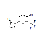 2-[4-Chloro-3-(trifluoromethyl)phenyl]cyclobutanone