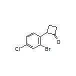 2-(2-Bromo-4-chlorophenyl)cyclobutanone