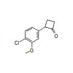 2-(4-Chloro-3-methoxyphenyl)cyclobutanone