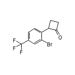 2-[2-Bromo-4-(trifluoromethyl)phenyl]cyclobutanone