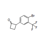 2-[4-Bromo-3-(trifluoromethyl)phenyl]cyclobutanone