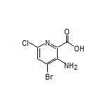 3-Amino-4-bromo-6-chloropicolinic Acid