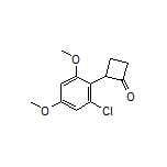 2-(2-Chloro-4,6-dimethoxyphenyl)cyclobutanone