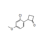2-(2-Chloro-4-methoxyphenyl)cyclobutanone