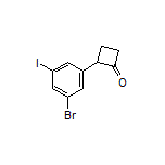 2-(3-Bromo-5-iodophenyl)cyclobutanone