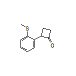 2-[2-(Methylthio)phenyl]cyclobutanone