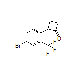 2-[4-Bromo-2-(trifluoromethyl)phenyl]cyclobutanone