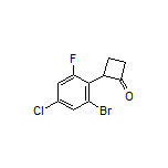 2-(2-Bromo-4-chloro-6-fluorophenyl)cyclobutanone
