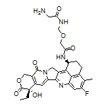 2-Amino-N-[[2-[[(1S,9S)-9-ethyl-5-fluoro-9-hydroxy-4-methyl-10,13-dioxo-2,3,9,10,13,15-hexahydro-1H,12H-benzo[de]pyrano[3’,4’:6,7]indolizino[1,2-b]quinolin-1-yl]amino]-2-oxoethoxy]methyl]acetamide