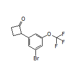 2-[3-Bromo-5-(trifluoromethoxy)phenyl]cyclobutanone